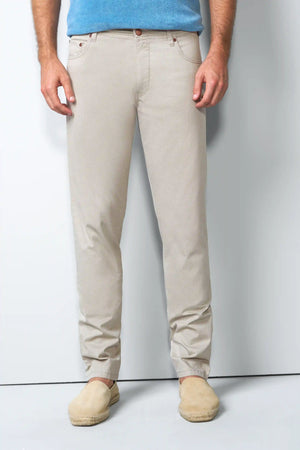 FIVE 1-6075 FIVE-POCKET TROUSERS WITH A MICRO PRINT