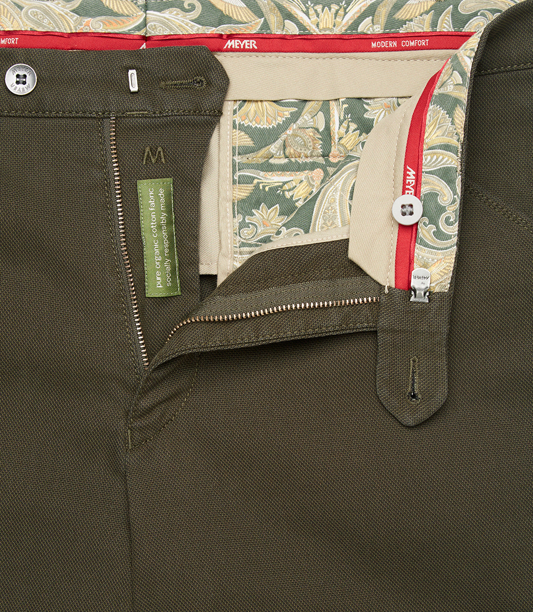 Chicago 2-5566 TWO-TONE MICROSTRUCTURE COTTON CHINOS