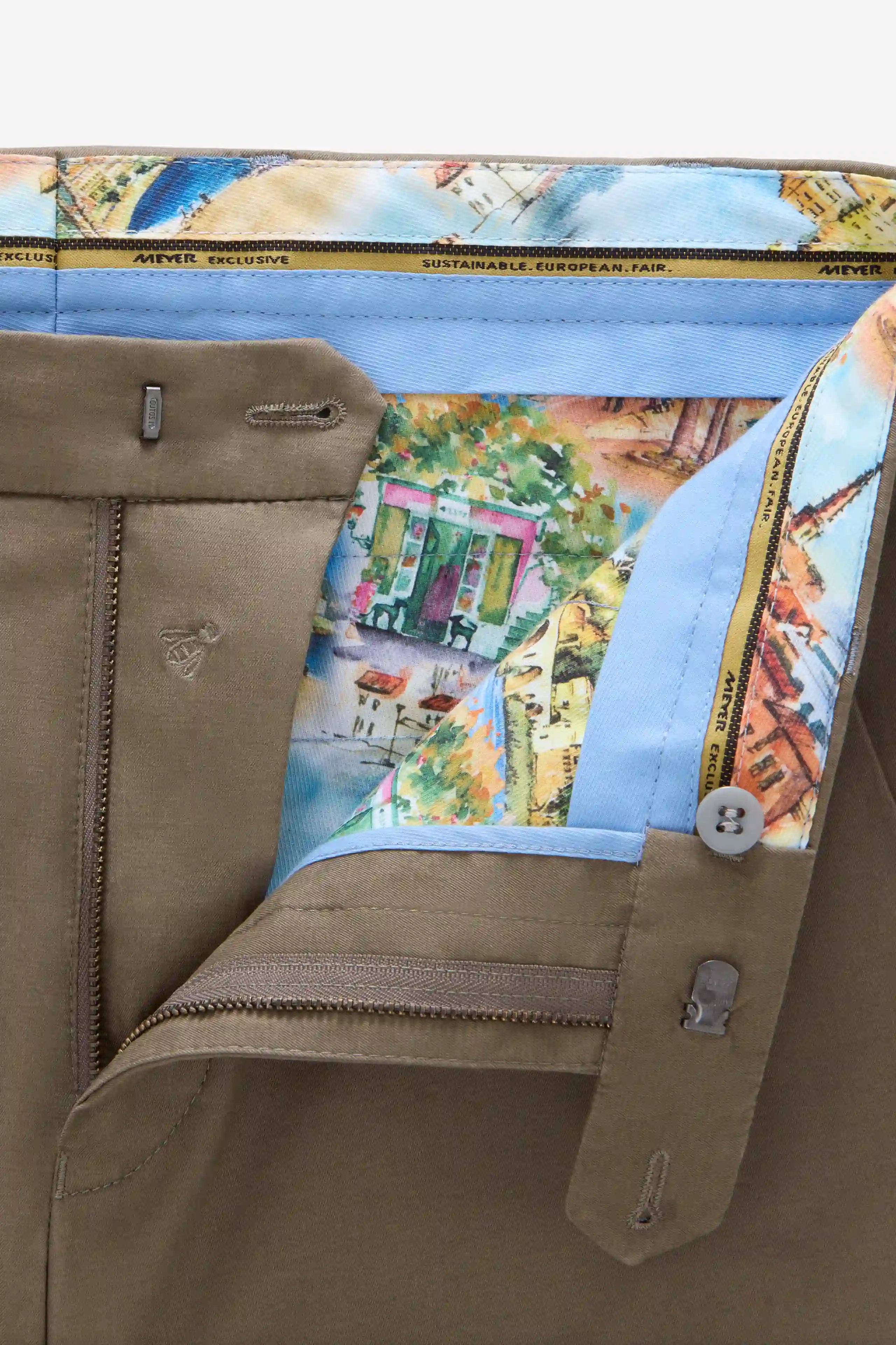 Bonn 1-8142 COTTON/SILK CHINOS