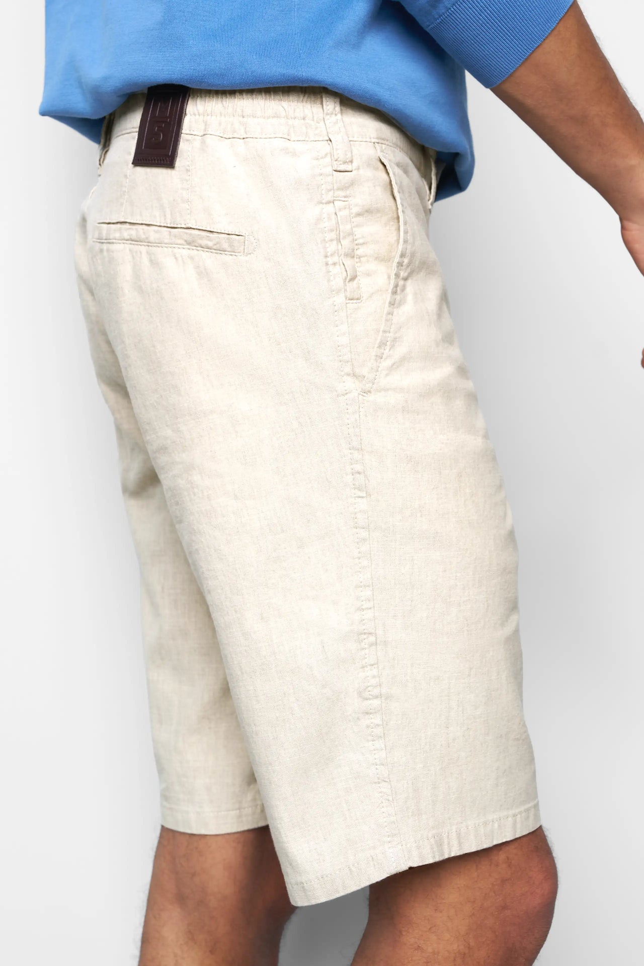 SHORT 1-6027 STRETCH HALF LINEN