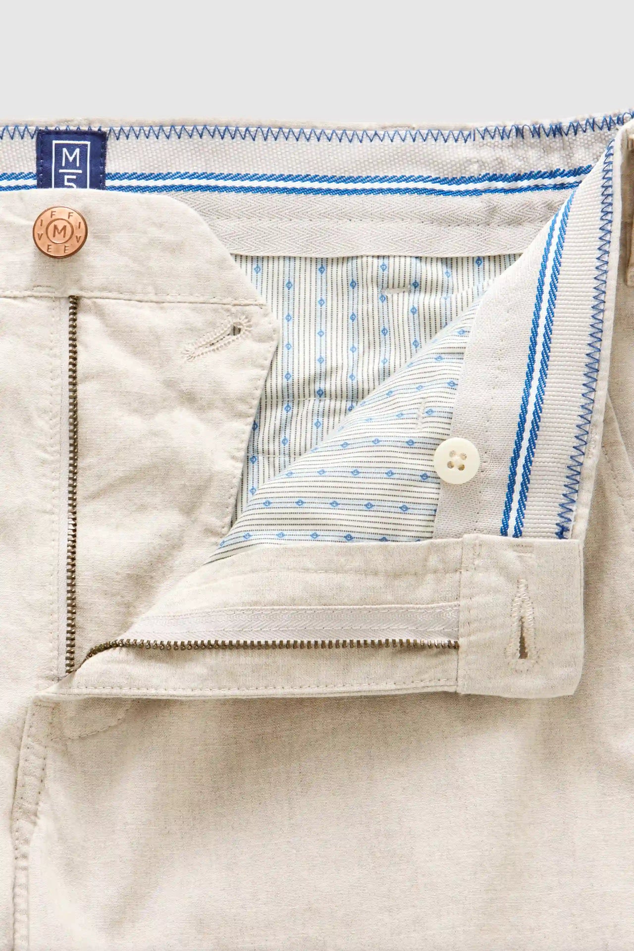 SHORT 1-6027 STRETCH HALF LINEN