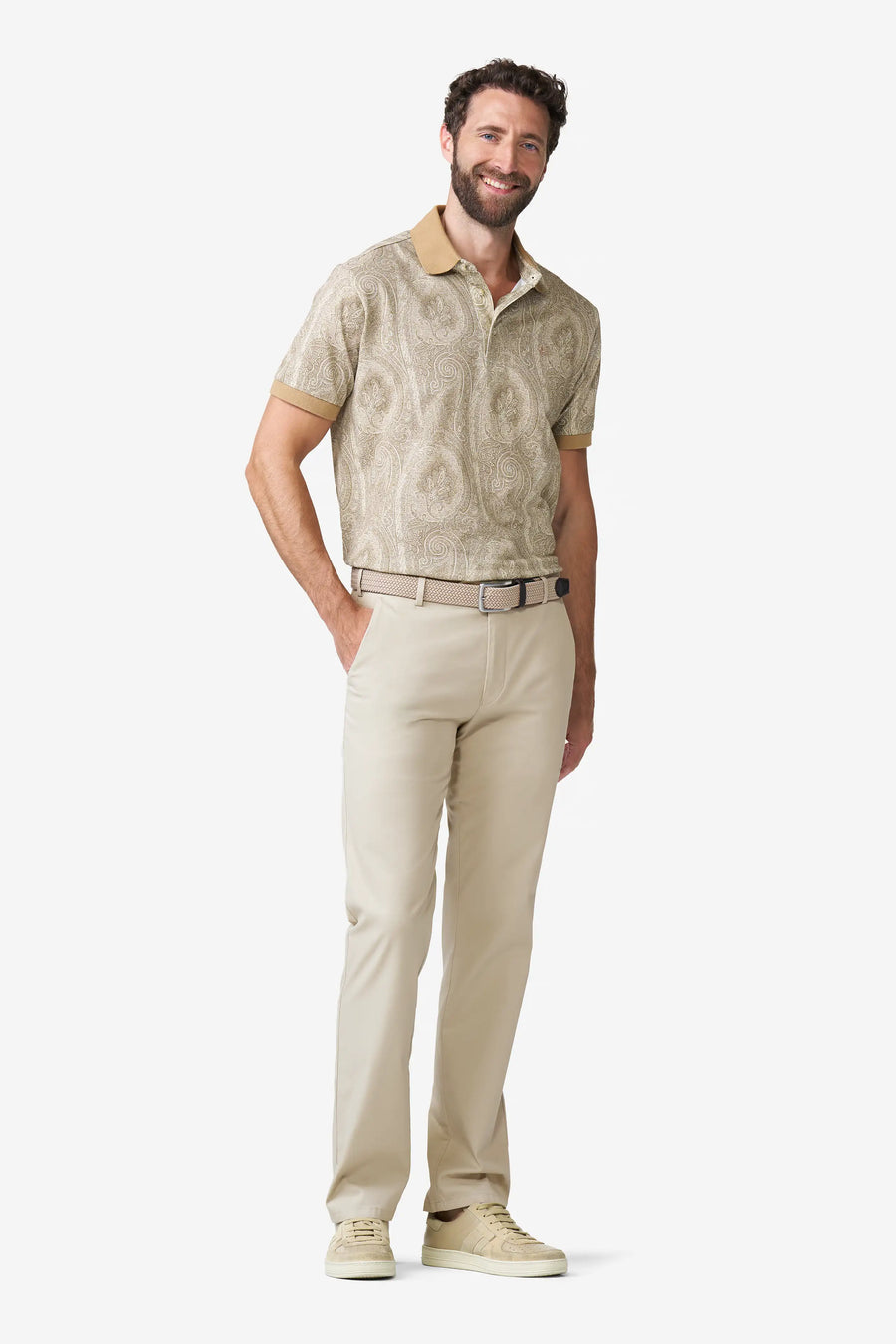 Bonn 1-8142 COTTON/SILK CHINOS