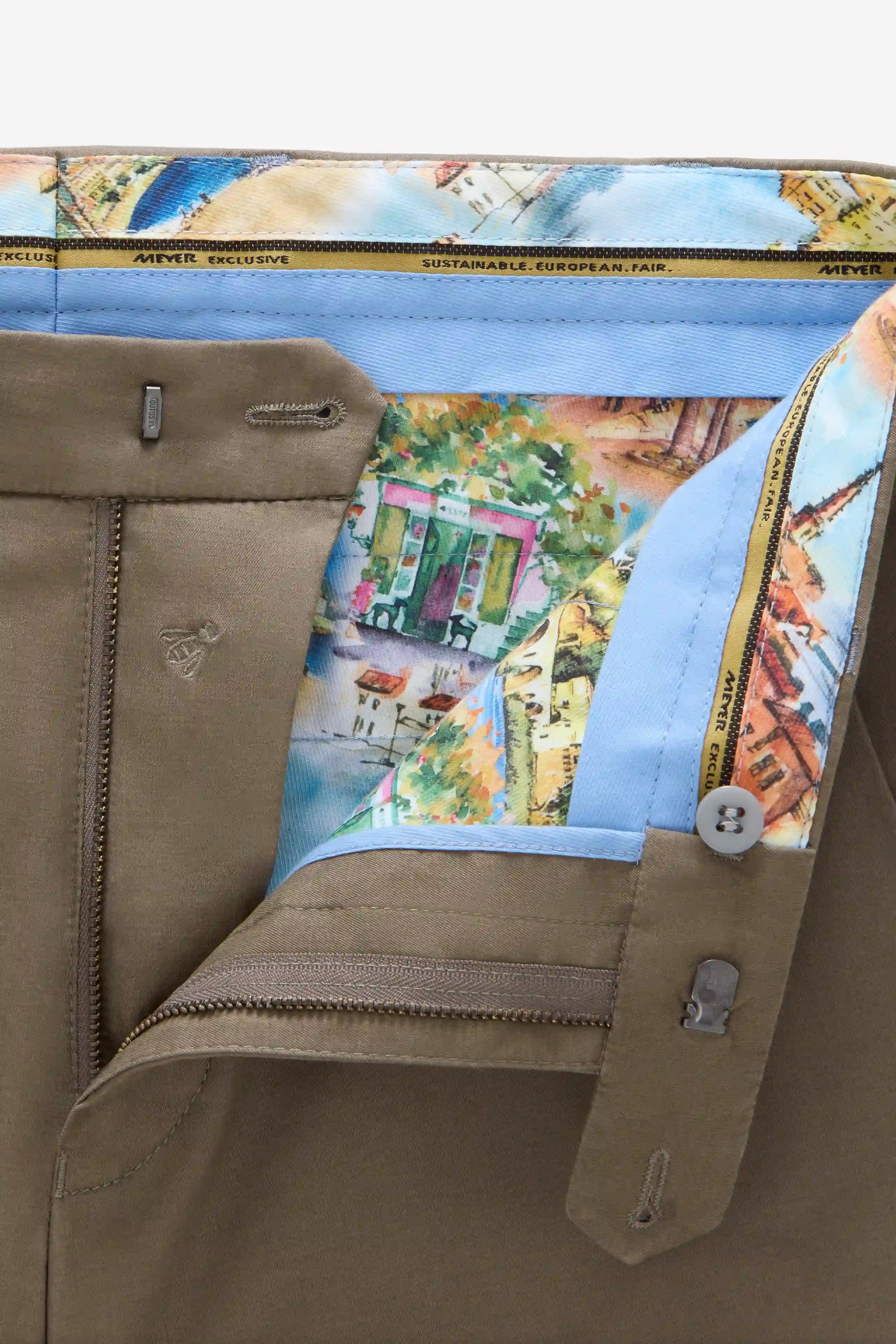 Bonn 1-8142 COTTON/SILK CHINOS